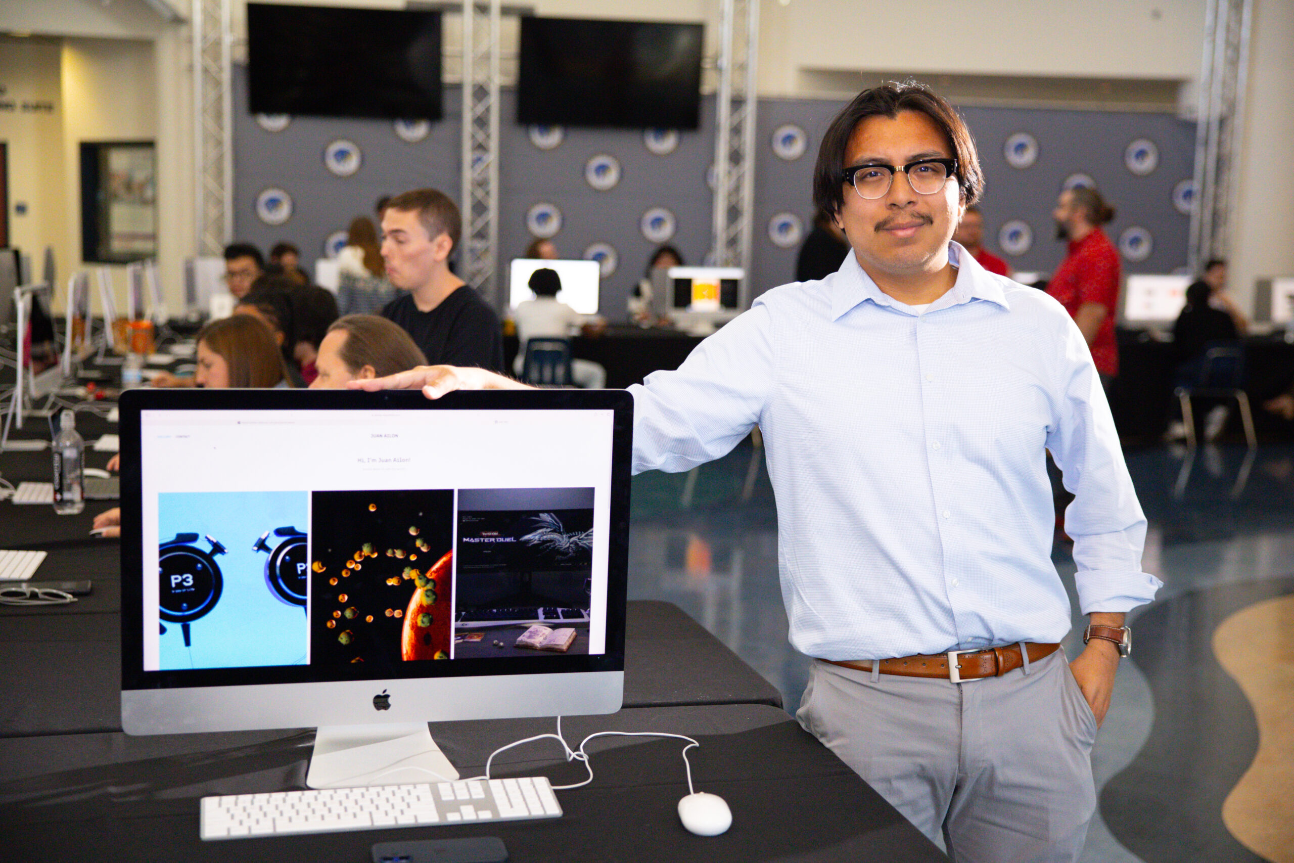 Indian river state college students showcase their talents at spring 2025 digital media portfolio exhibition