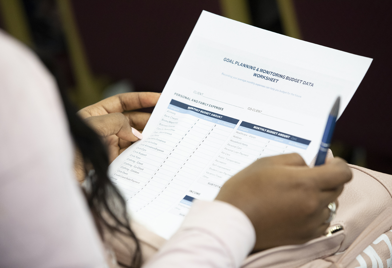 Financial aid forms