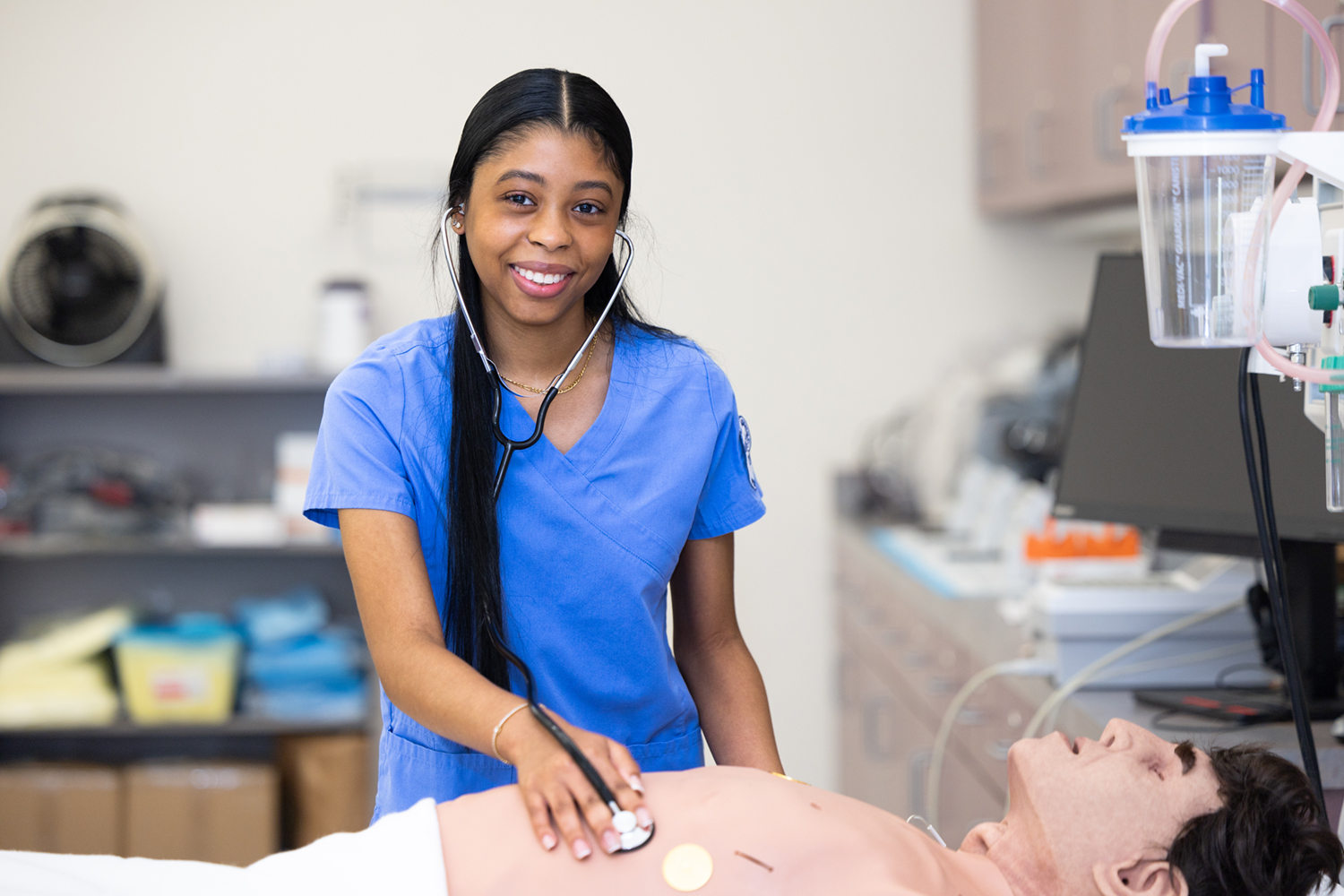 Ayanna mcneil pursues a promising career in healthcare through i