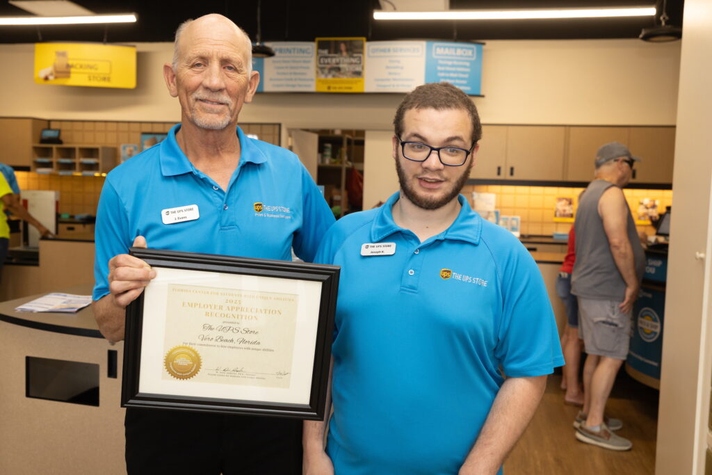 Project stage awards ups vero beach with employer recognition award