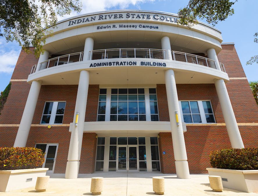 Nursing student in a clinical lab setting