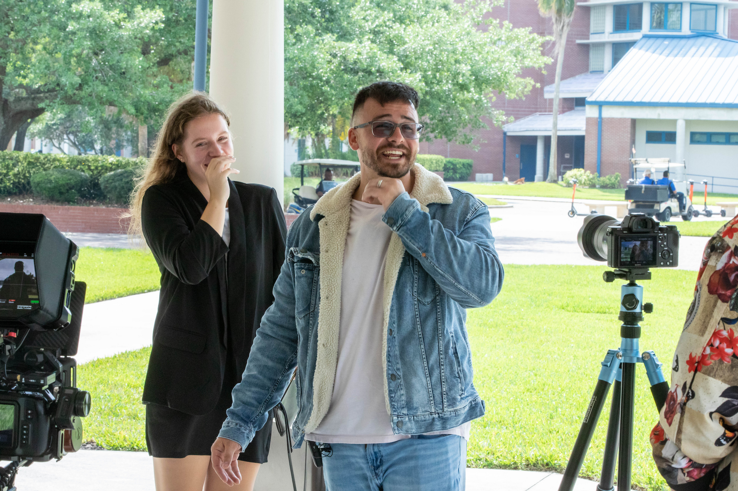 Digital Media students working at iMac